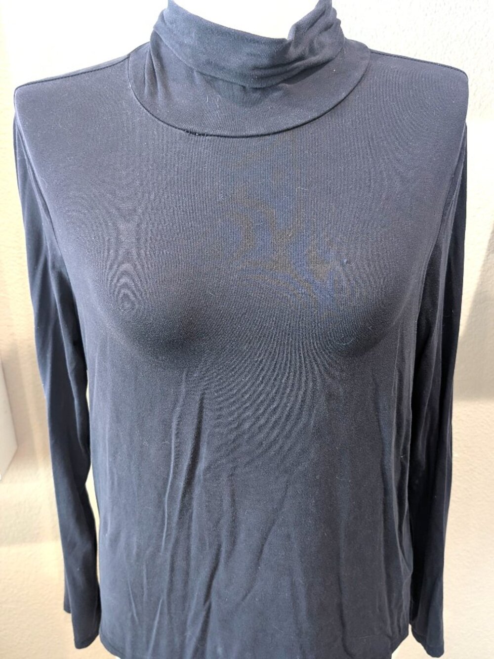 Eileen Fisher Long Sleeve Turtleneck Top, Noctrn, L